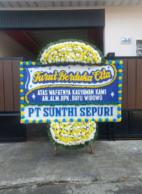 Papan Bunga Duka di Batu Gajah
